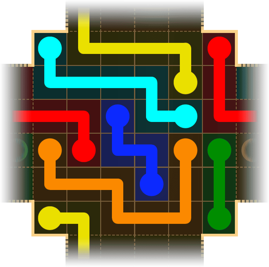 Flow Free Warps 1764 Solution