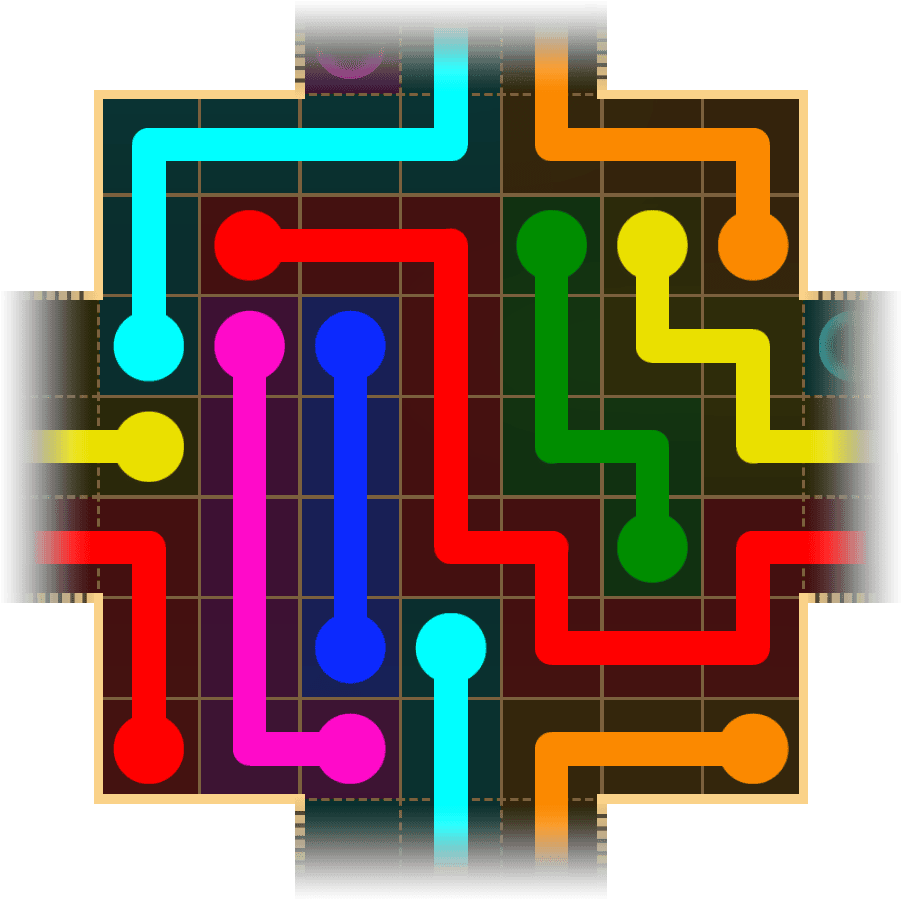 Flow Free Warps 1765 Solution