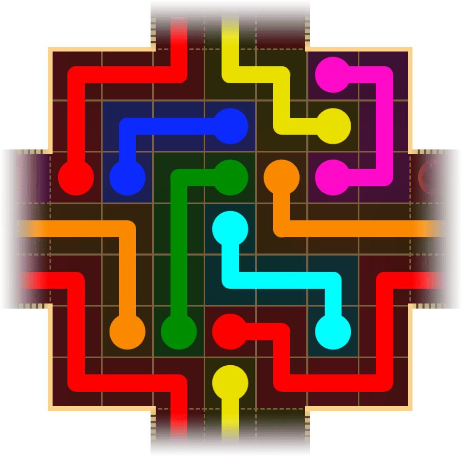 Flow Free Warps 1769 Solution