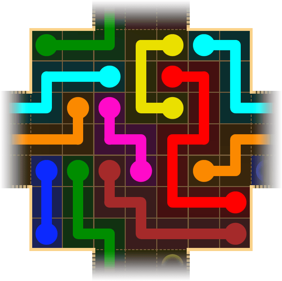 Flow Free Warps 1741 Solution