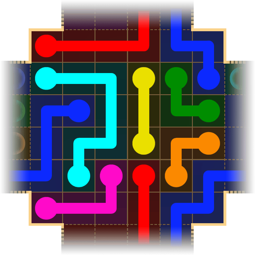 Flow Free Warps 1746 Solution