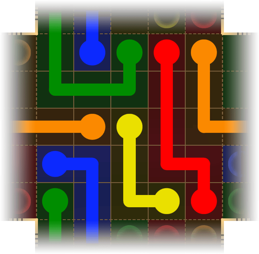 Flow Free Warps 1747 Solution