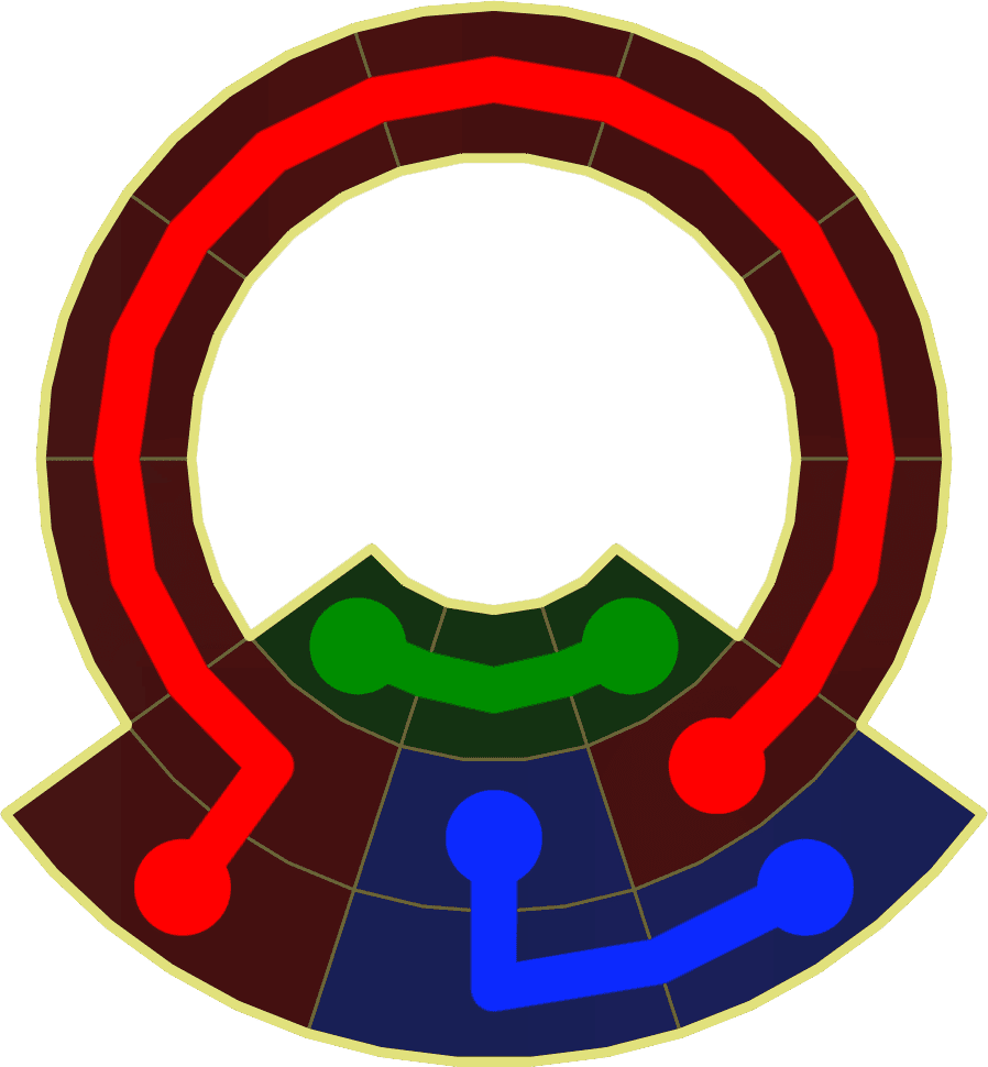 Flow Free Warps 1801 Solution