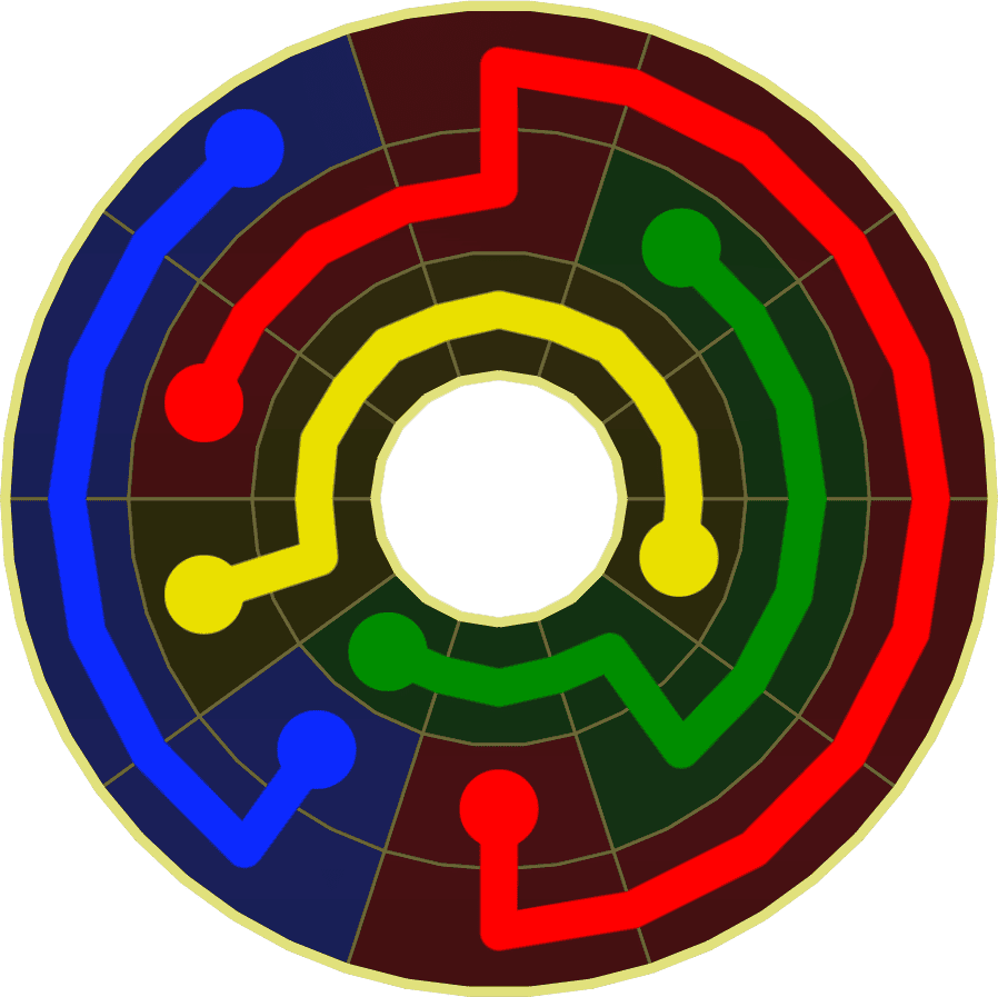 Flow Free Warps 1815 Solution