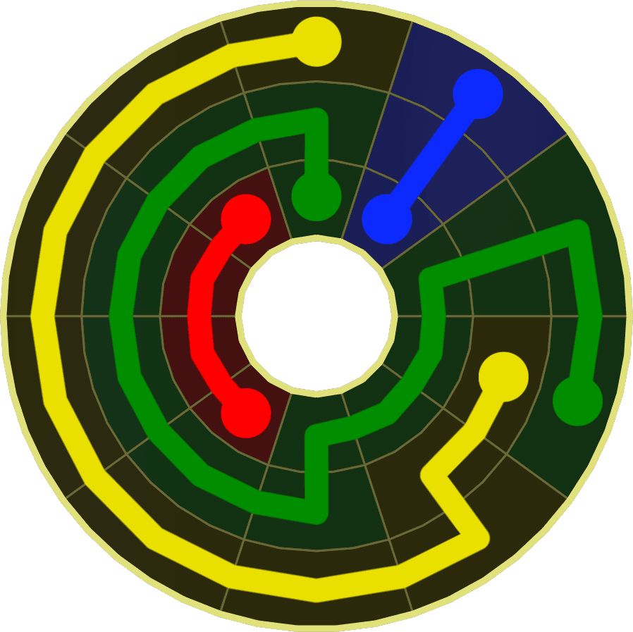 Flow Free Warps 1817 Solution