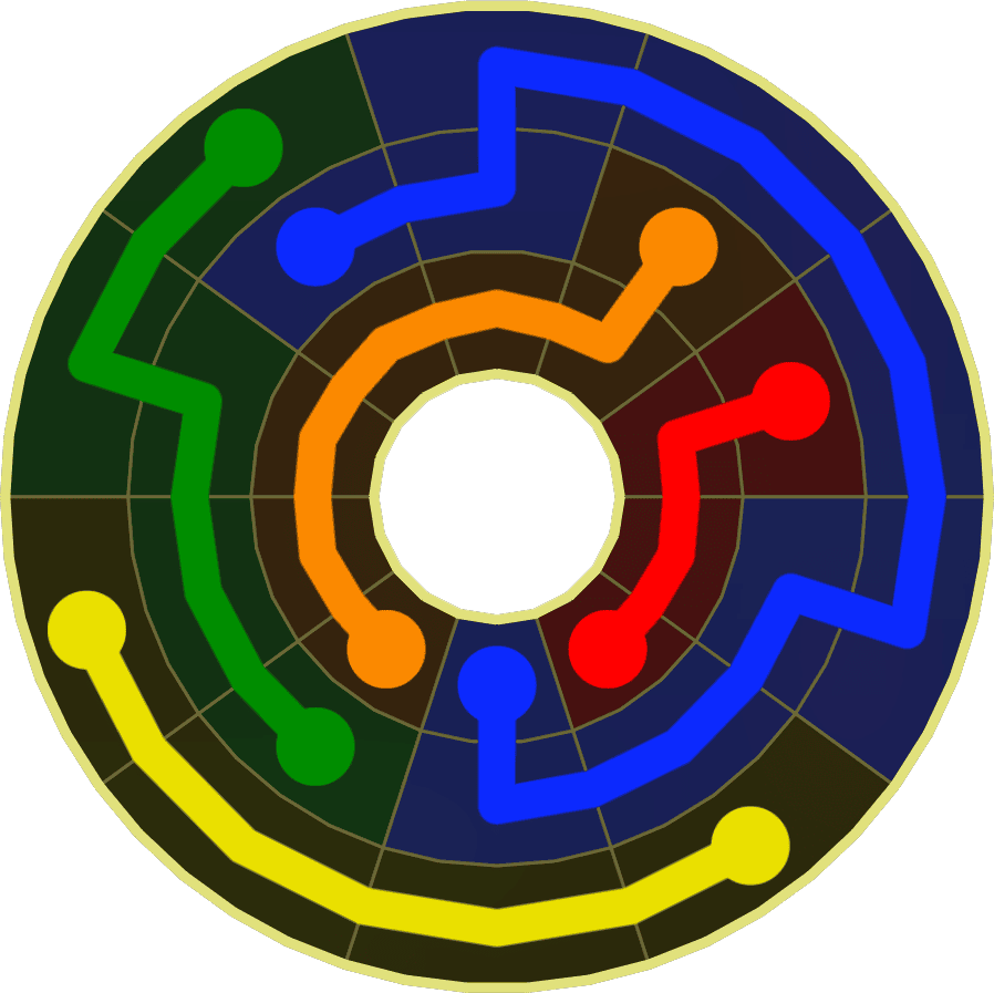 Flow Free Warps 1826 Solution