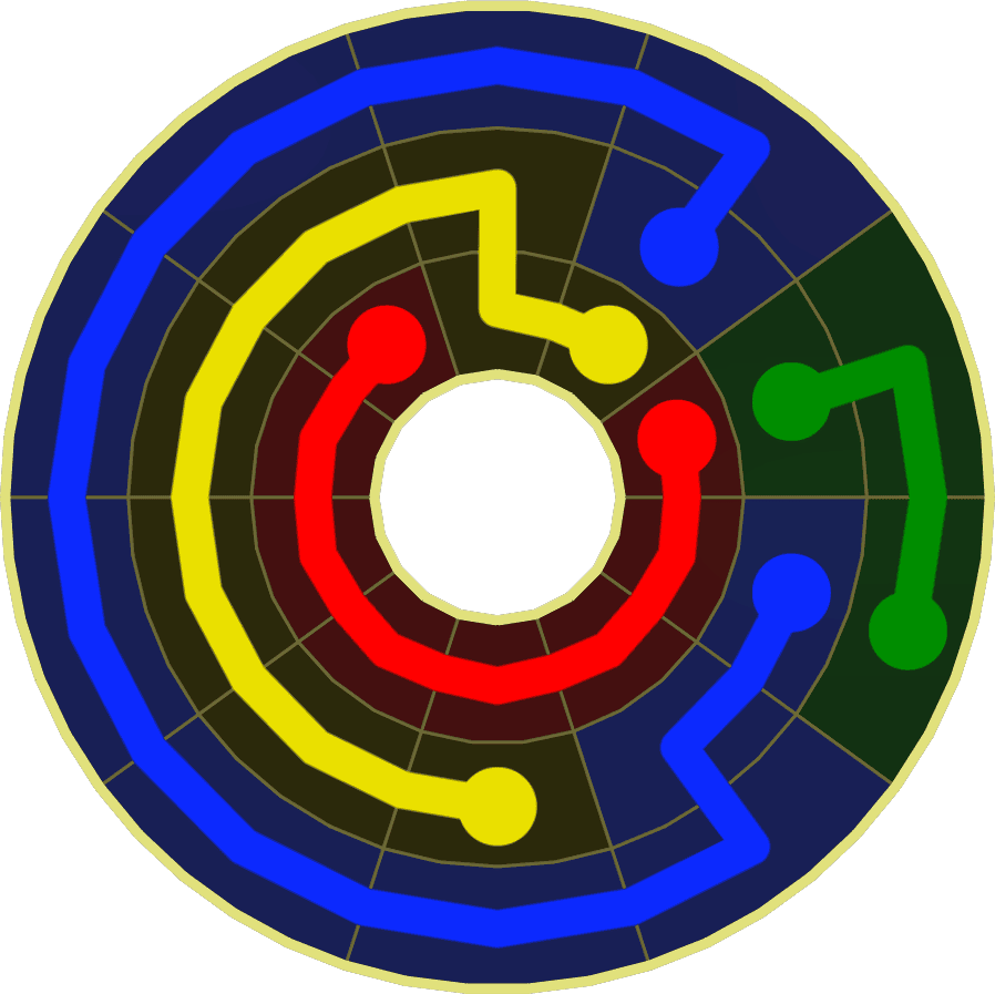 Flow Free Warps 1827 Solution