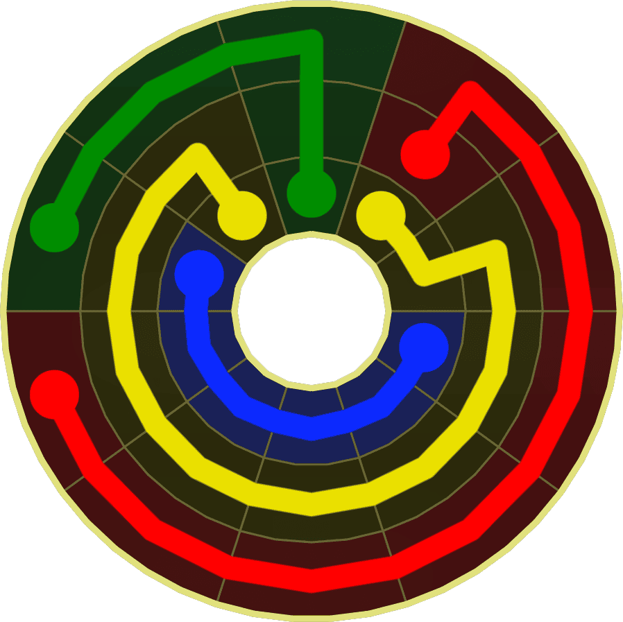 Flow Free Warps 1830 Solution