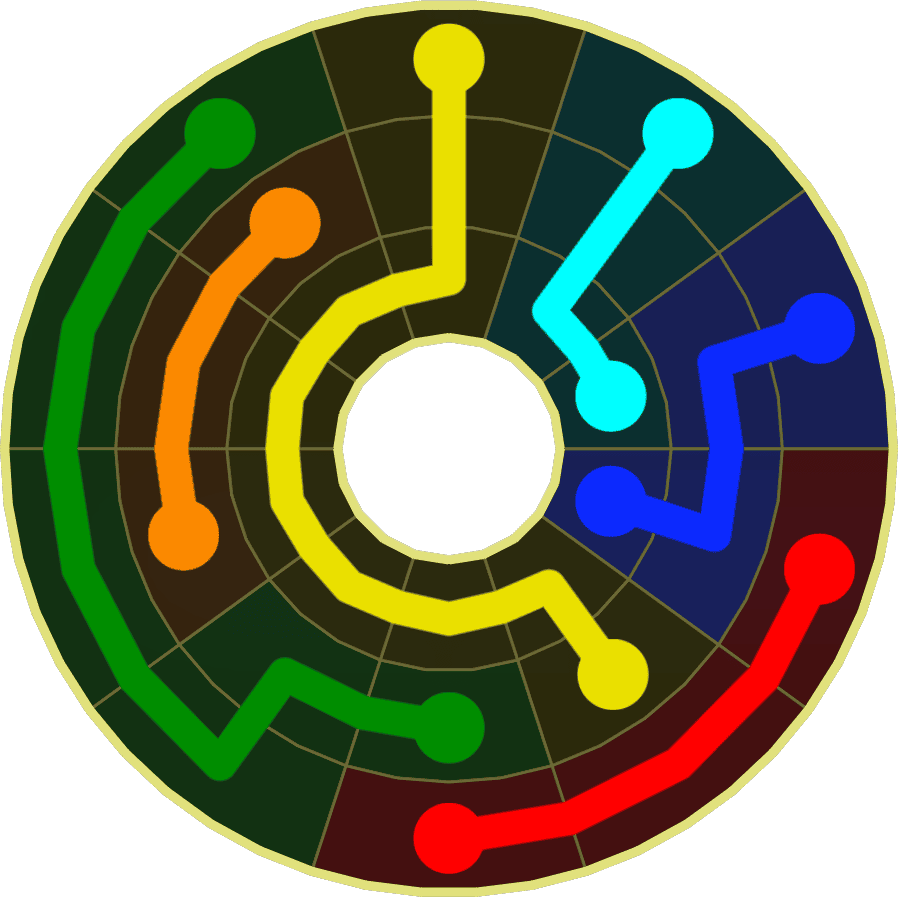 Flow Free Warps 1806 Solution