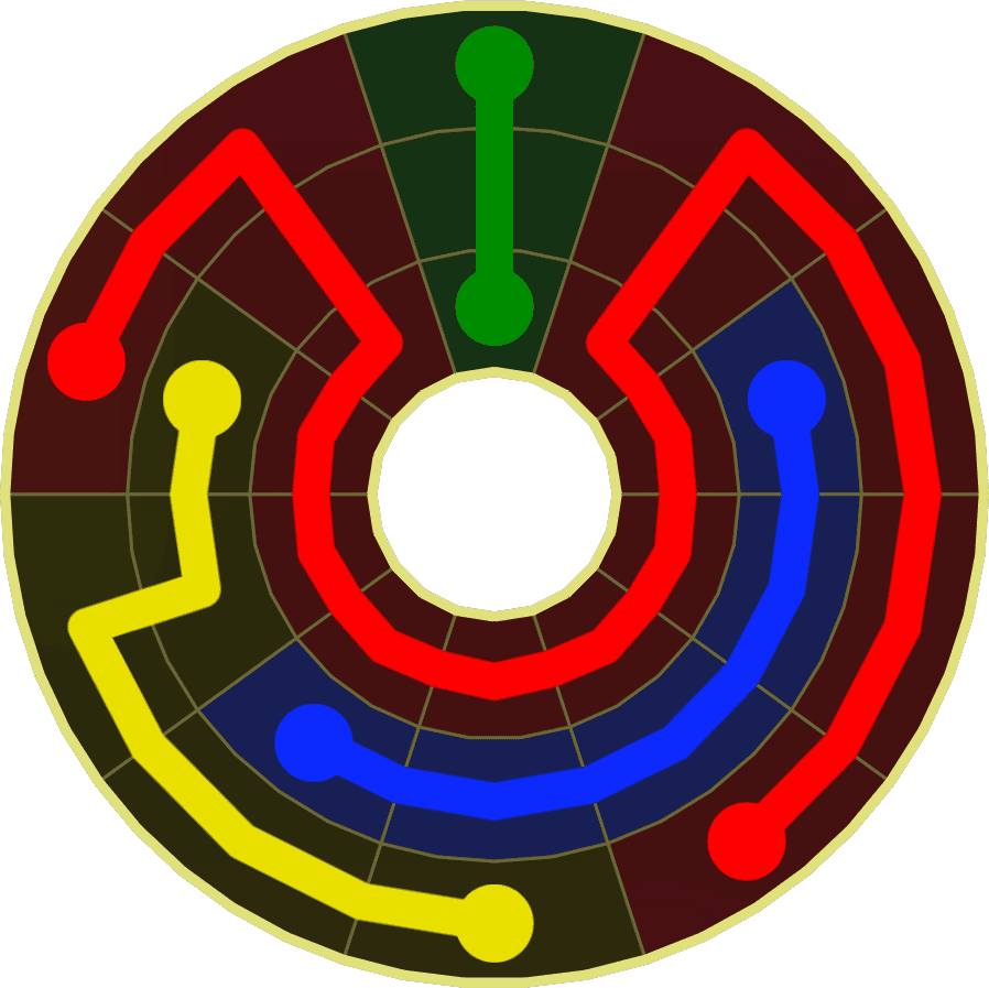 Flow Free Warps 1809 Solution