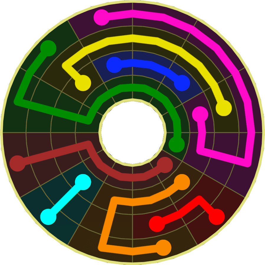 Flow Free Warps 1831 Solution