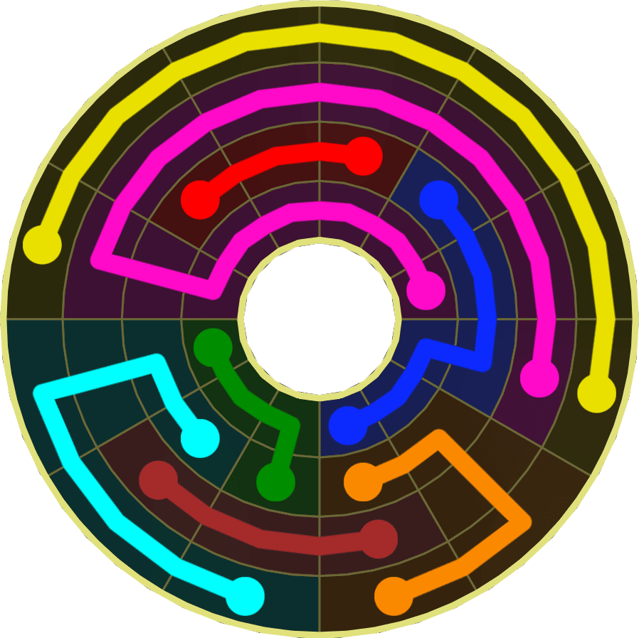 Flow Free Warps 1832 Solution