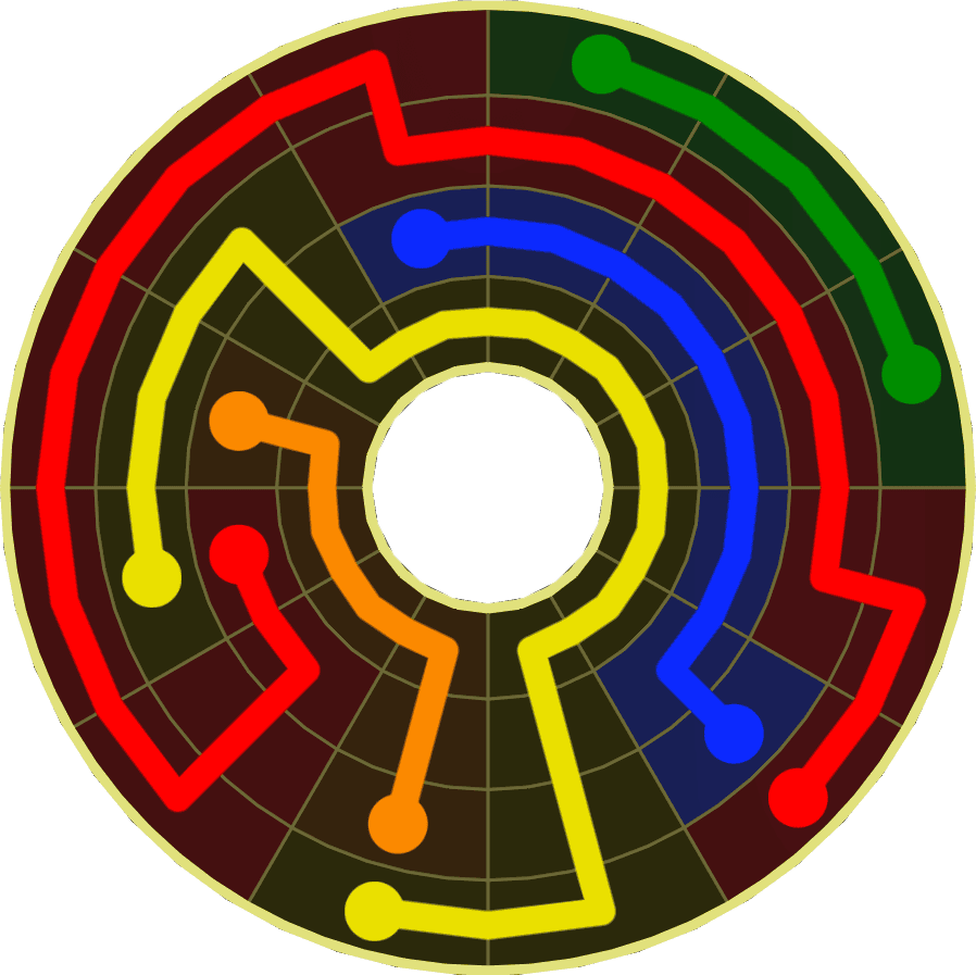 Flow Free Warps 1840 Solution