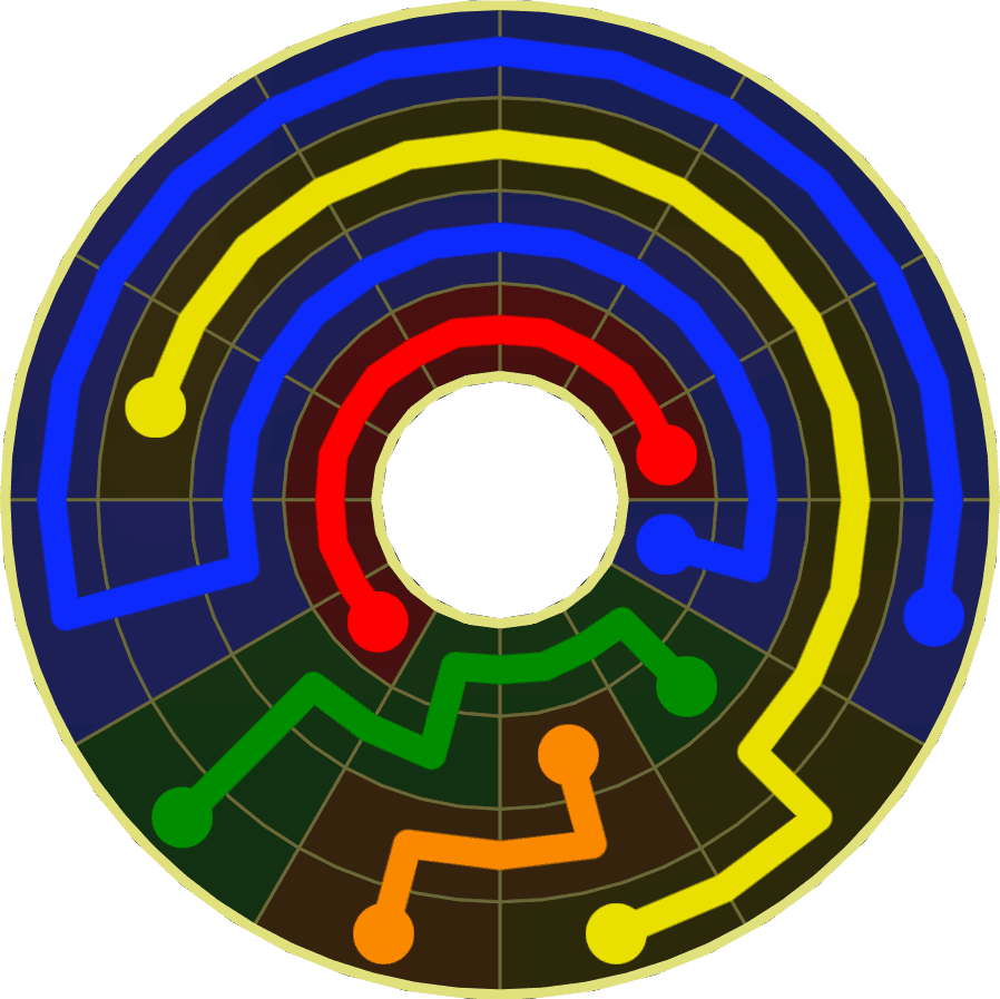 Flow Free Warps 1841 Solution