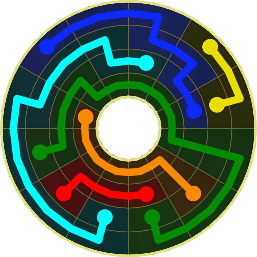 Flow Free Warps 1842 Solution
