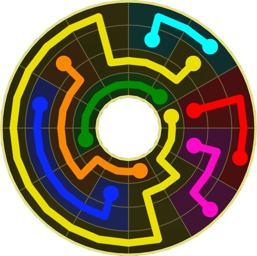 Flow Free Warps 1843 Solution