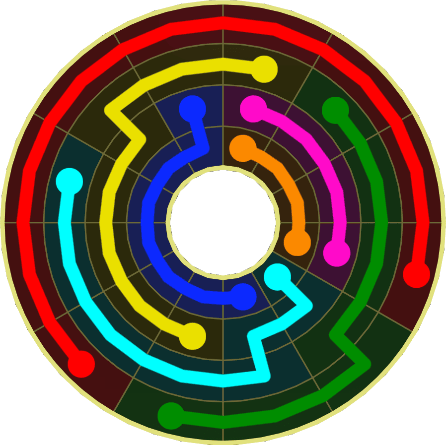 Flow Free Warps 1845 Solution