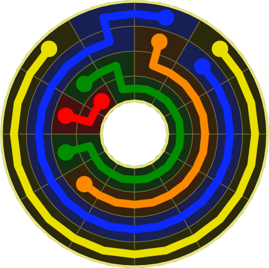 Flow Free Warps 1846 Solution