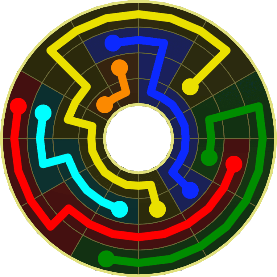 Flow Free Warps 1847 Solution