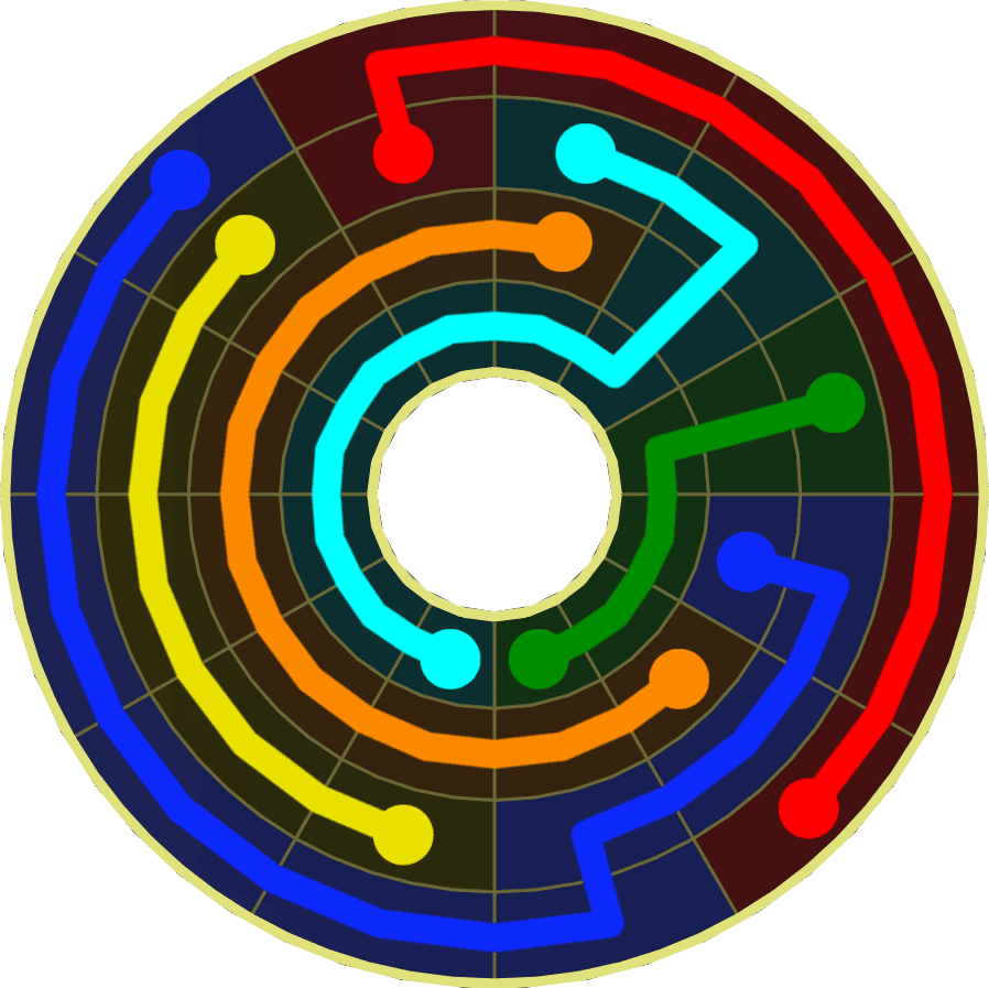 Flow Free Warps 1853 Solution