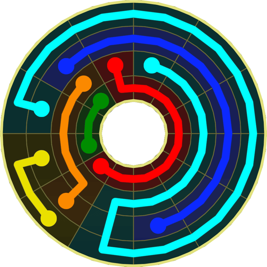 Flow Free Warps 1860 Solution