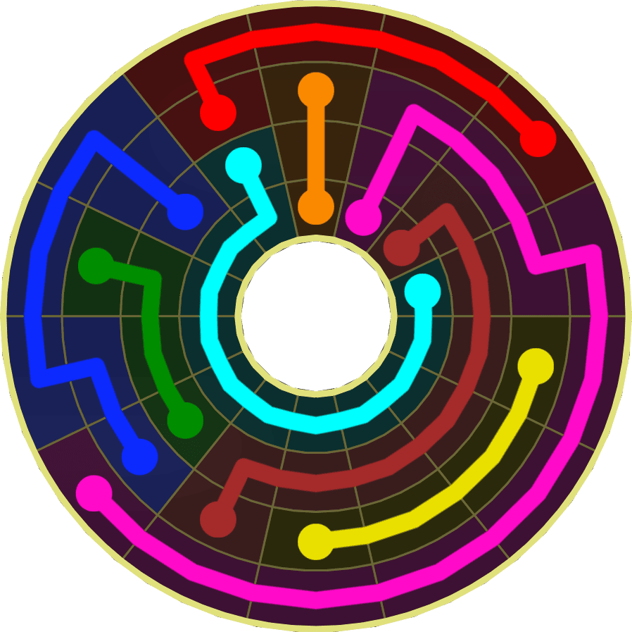 Flow Free Warps 1865 Solution