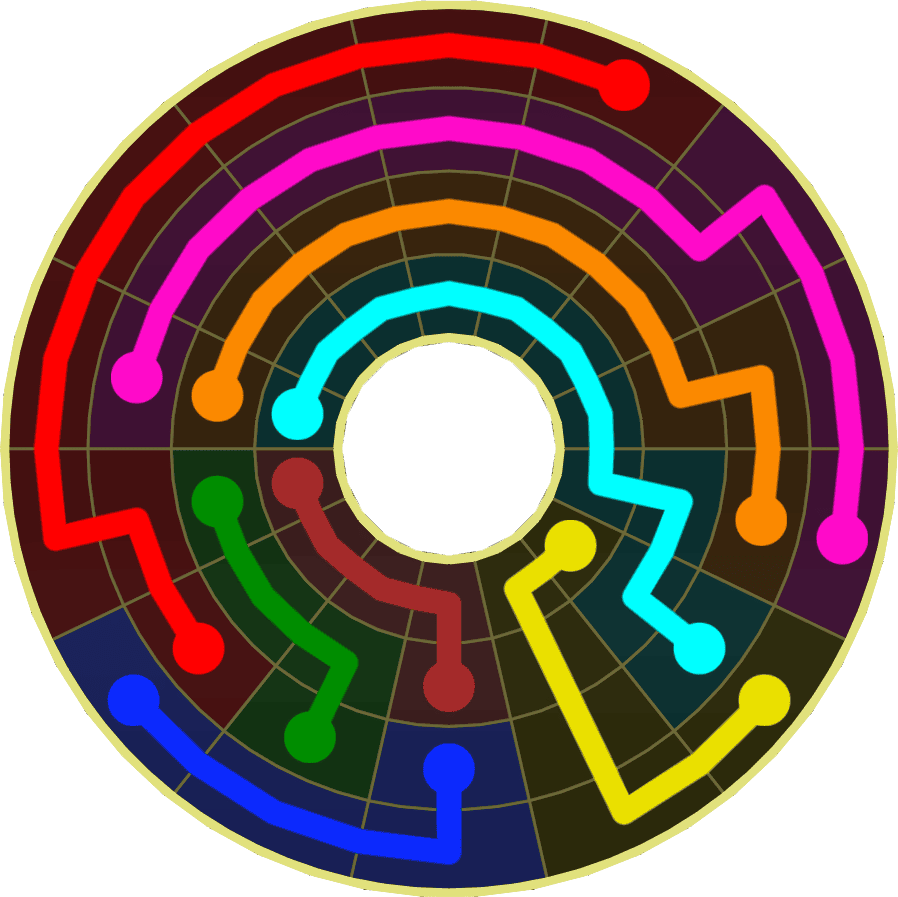 Flow Free Warps 1866 Solution
