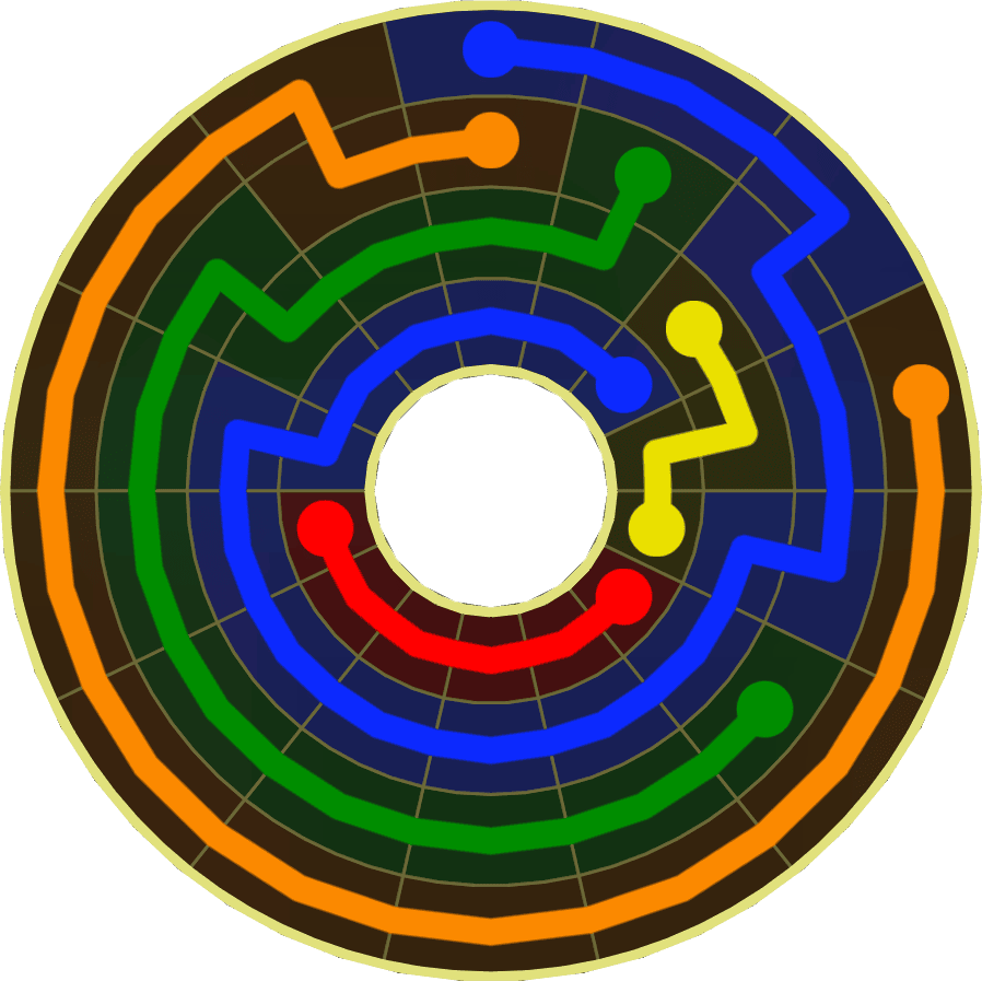 Flow Free Warps 1869 Solution