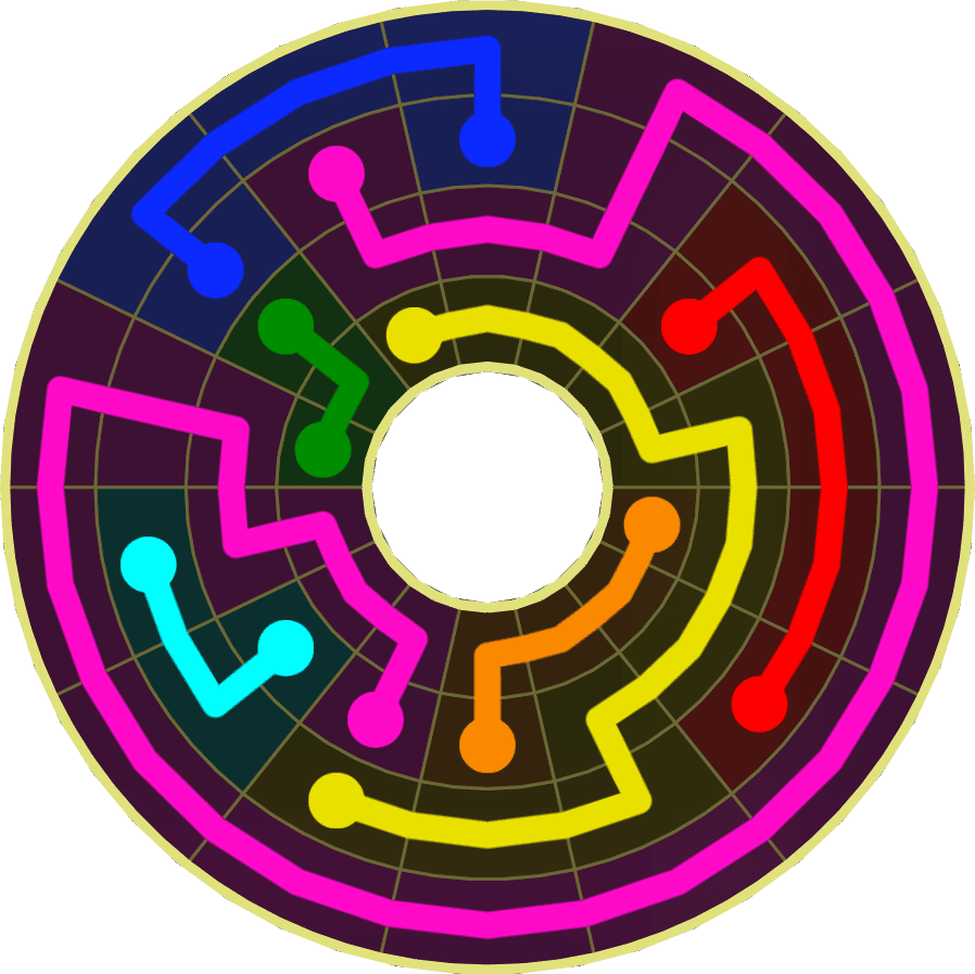 Flow Free Warps 1877 Solution