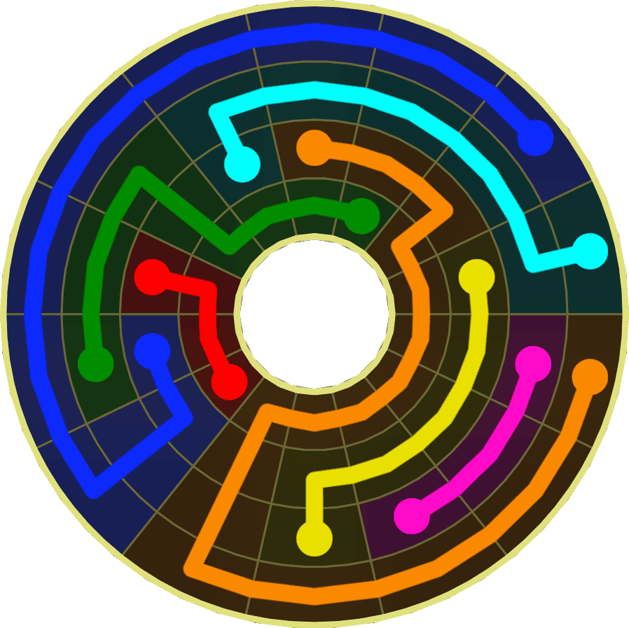 Flow Free Warps 1879 Solution