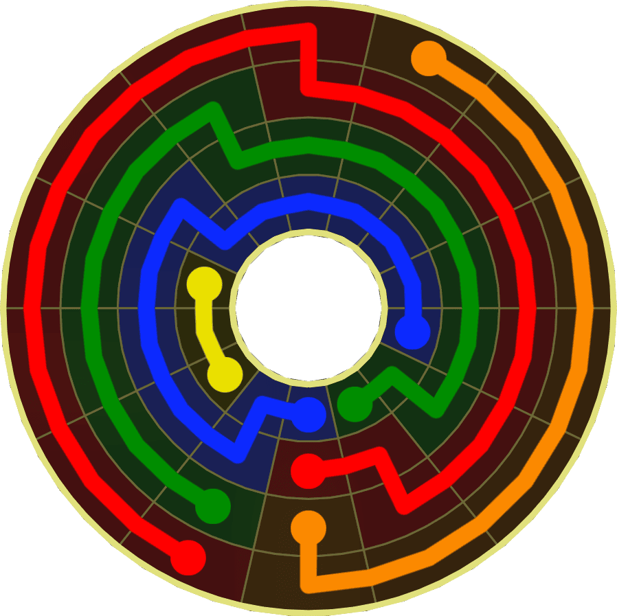 Flow Free Warps 1880 Solution