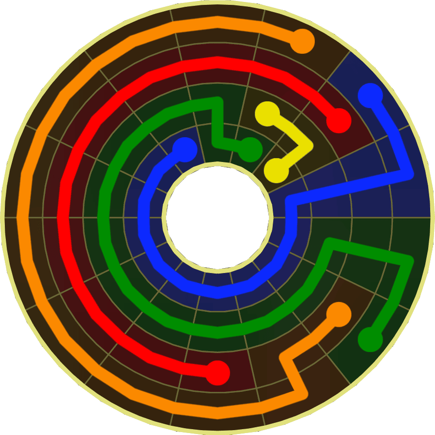 Flow Free Warps 1883 Solution