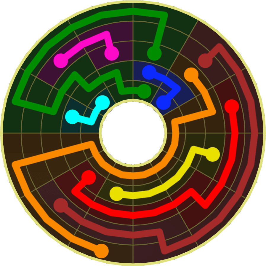 Flow Free Warps 1901 Solution