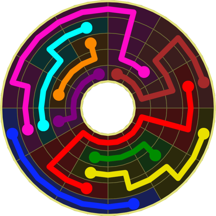 Flow Free Warps 1912 Solution
