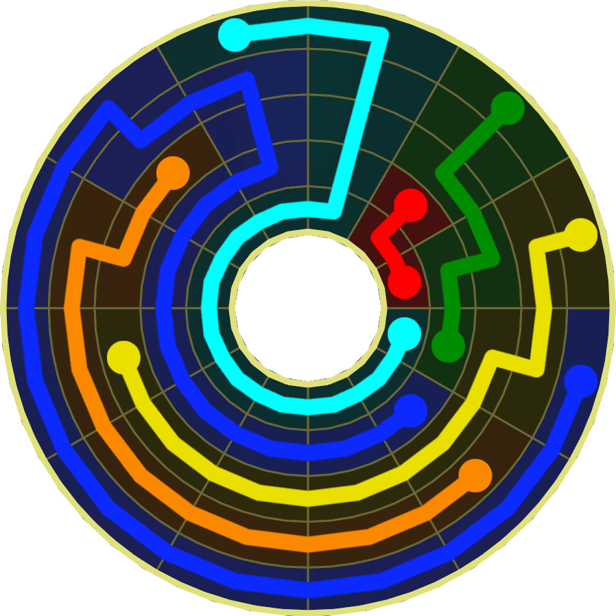 Flow Free Warps 1918 Solution