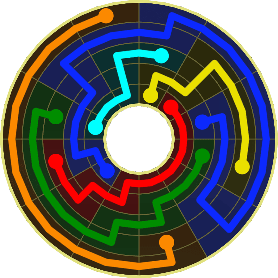Flow Free Warps 1892 Solution