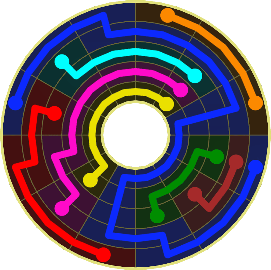 Flow Free Warps 1893 Solution