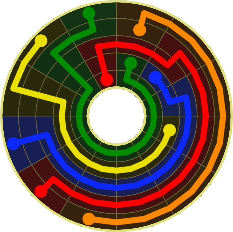 Flow Free Warps 1894 Solution
