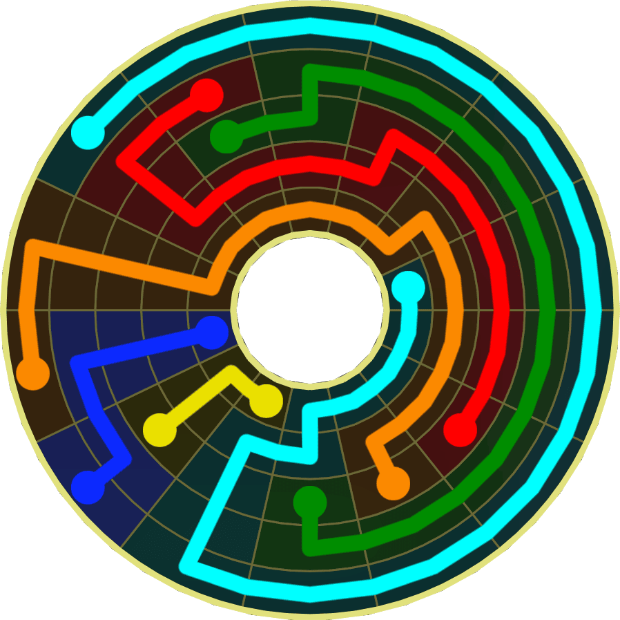 Flow Free Warps 1936 Solution