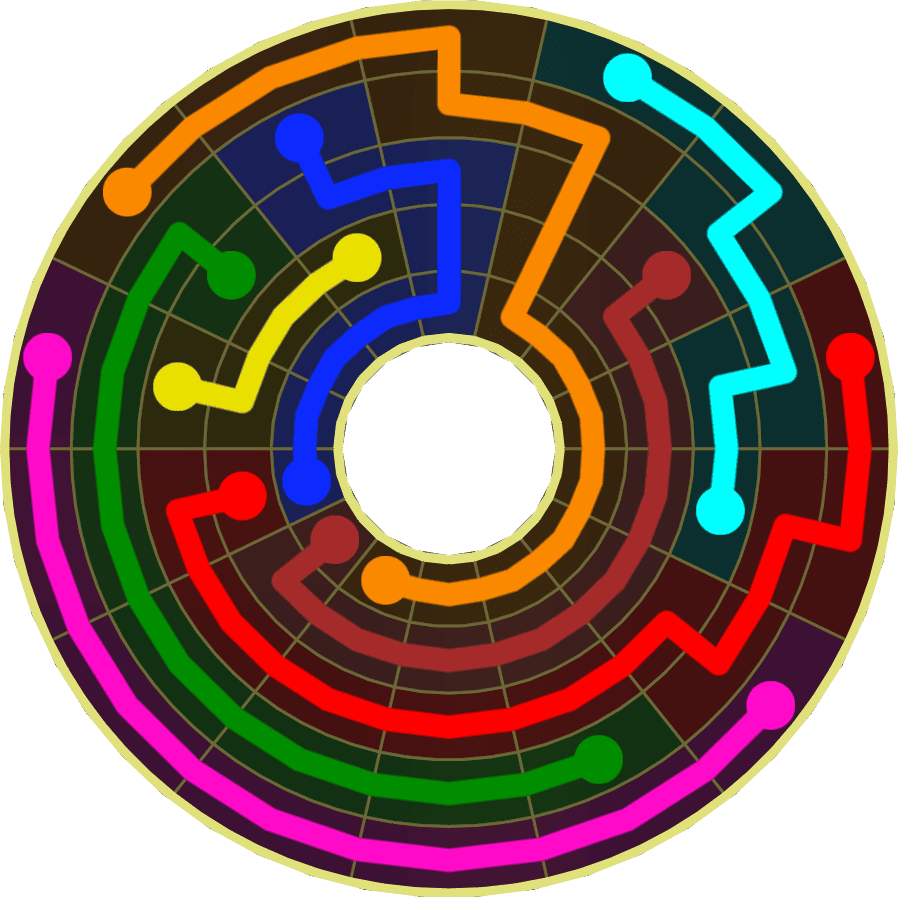 Flow Free Warps 1942 Solution