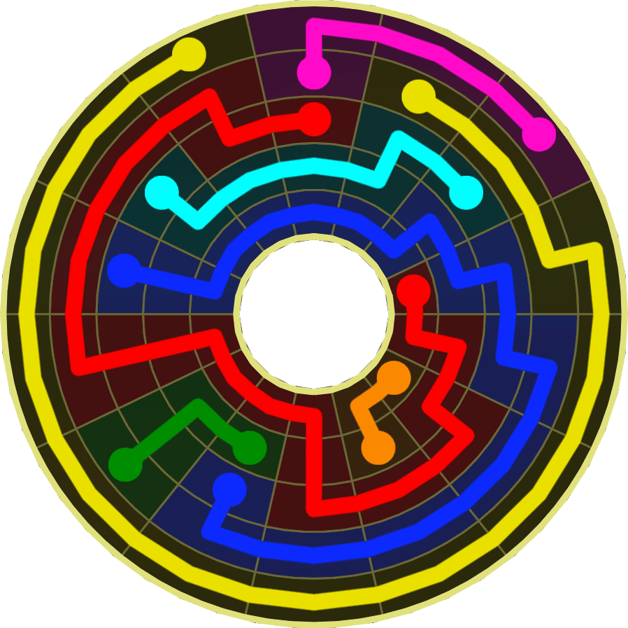Flow Free Warps 1945 Solution