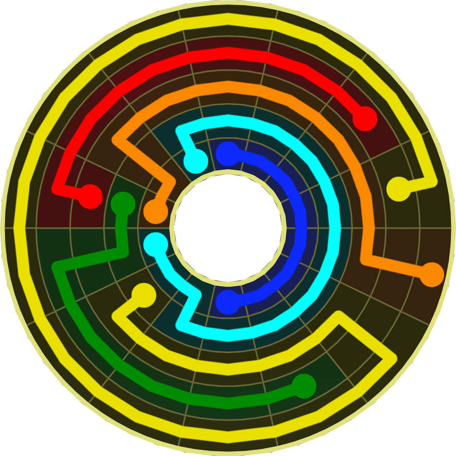 Flow Free Warps 1947 Solution