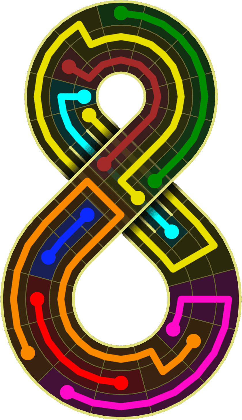 Flow Free Warps 2038 Solution