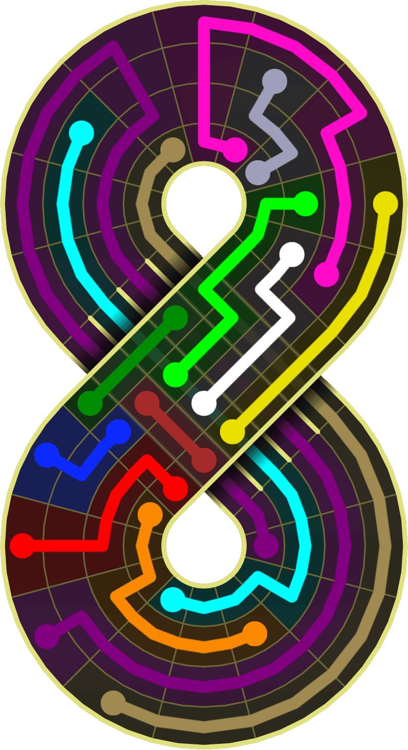 Flow Free Warps 2054 Solution