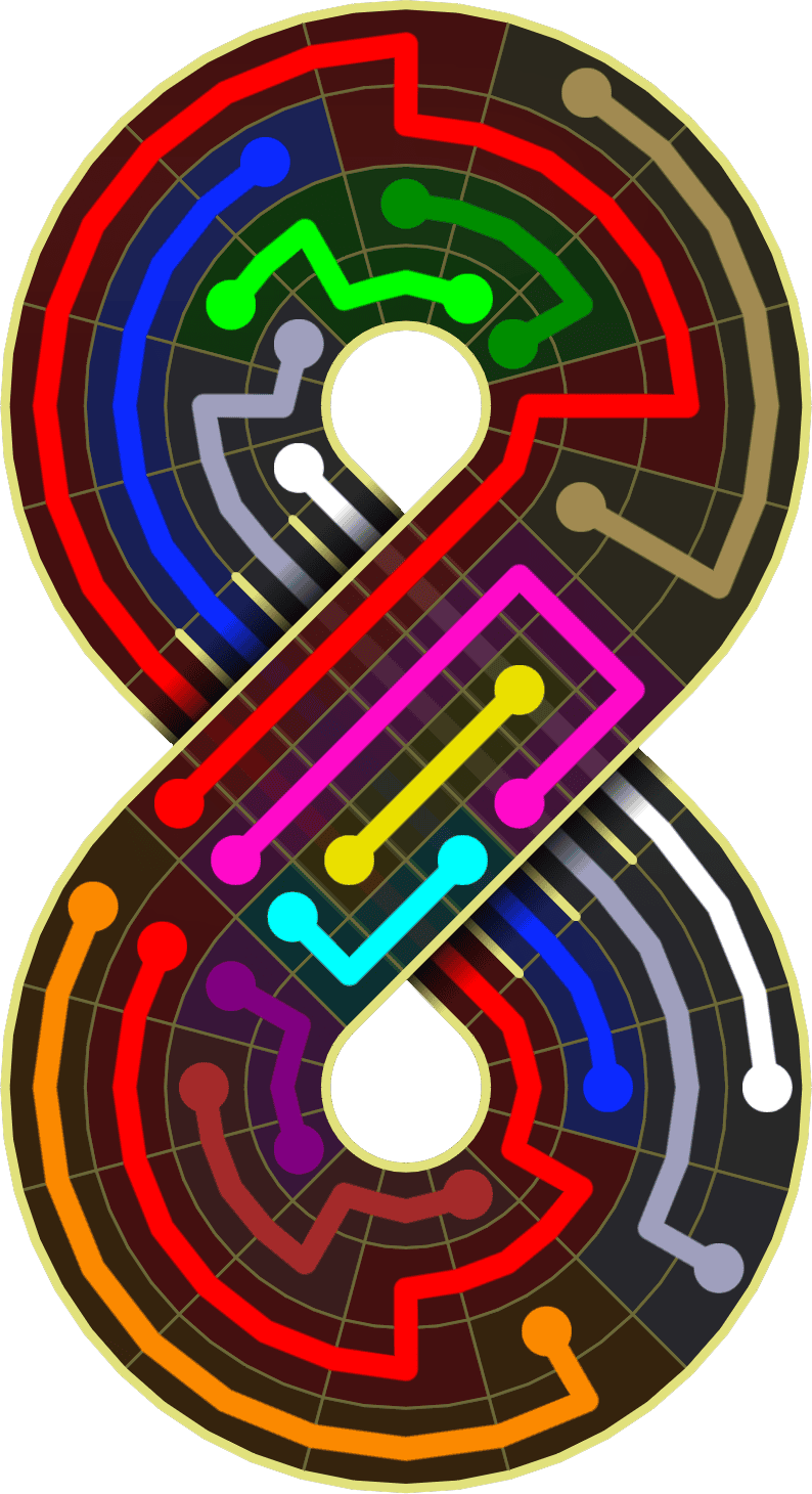 Flow Free Warps 2055 Solution