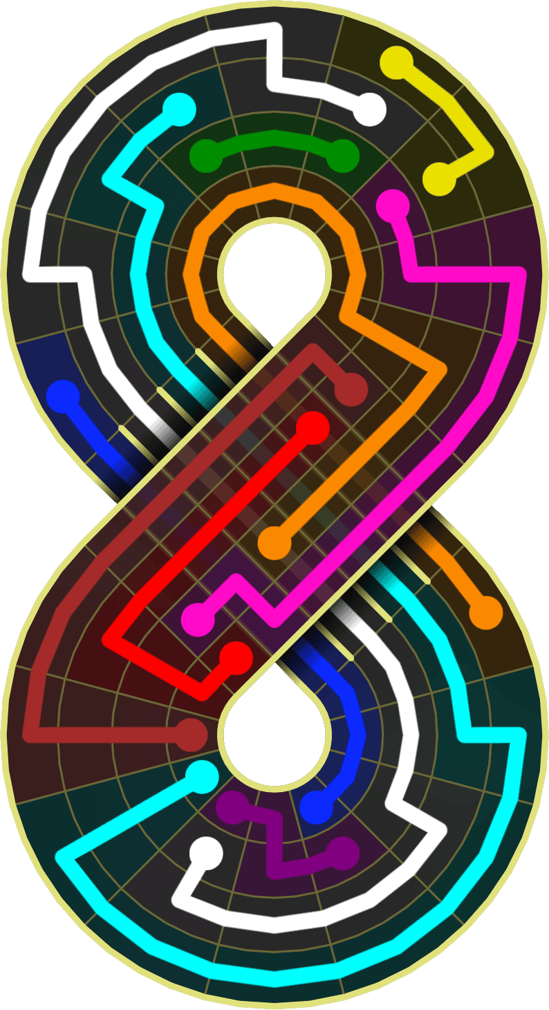 Flow Free Warps 2058 Solution