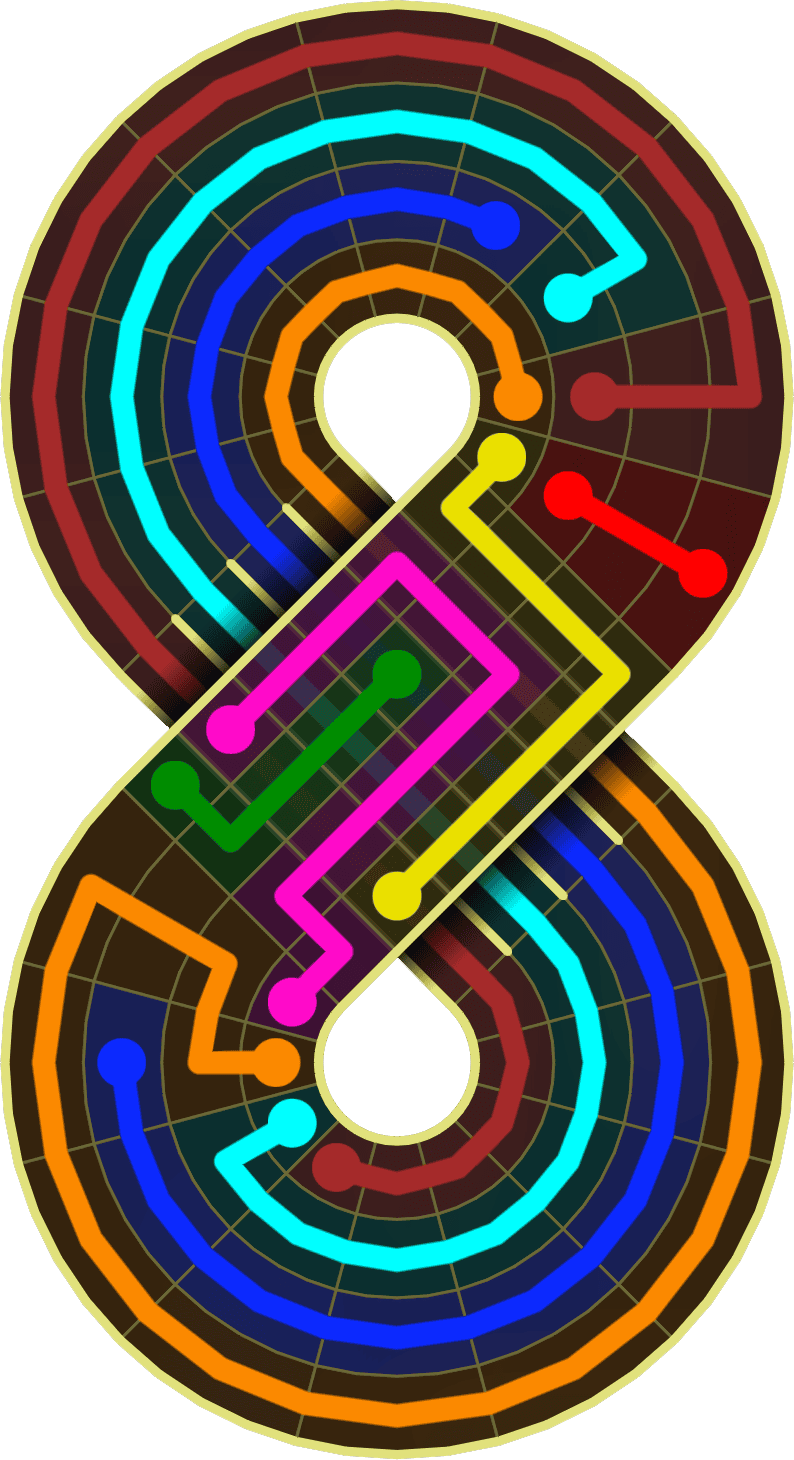 Flow Free Warps 2072 Solution