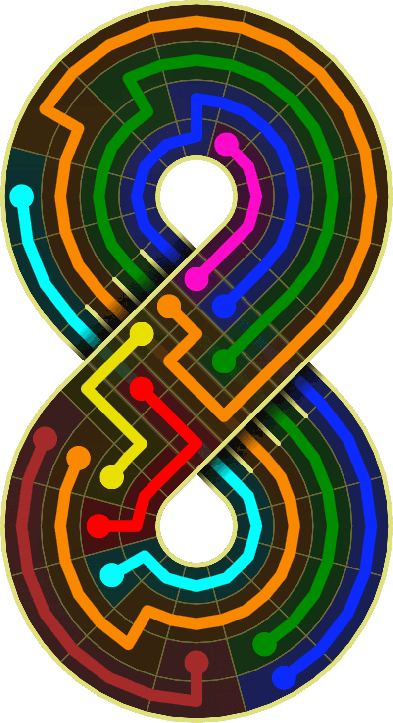 Flow Free Warps 2087 Solution