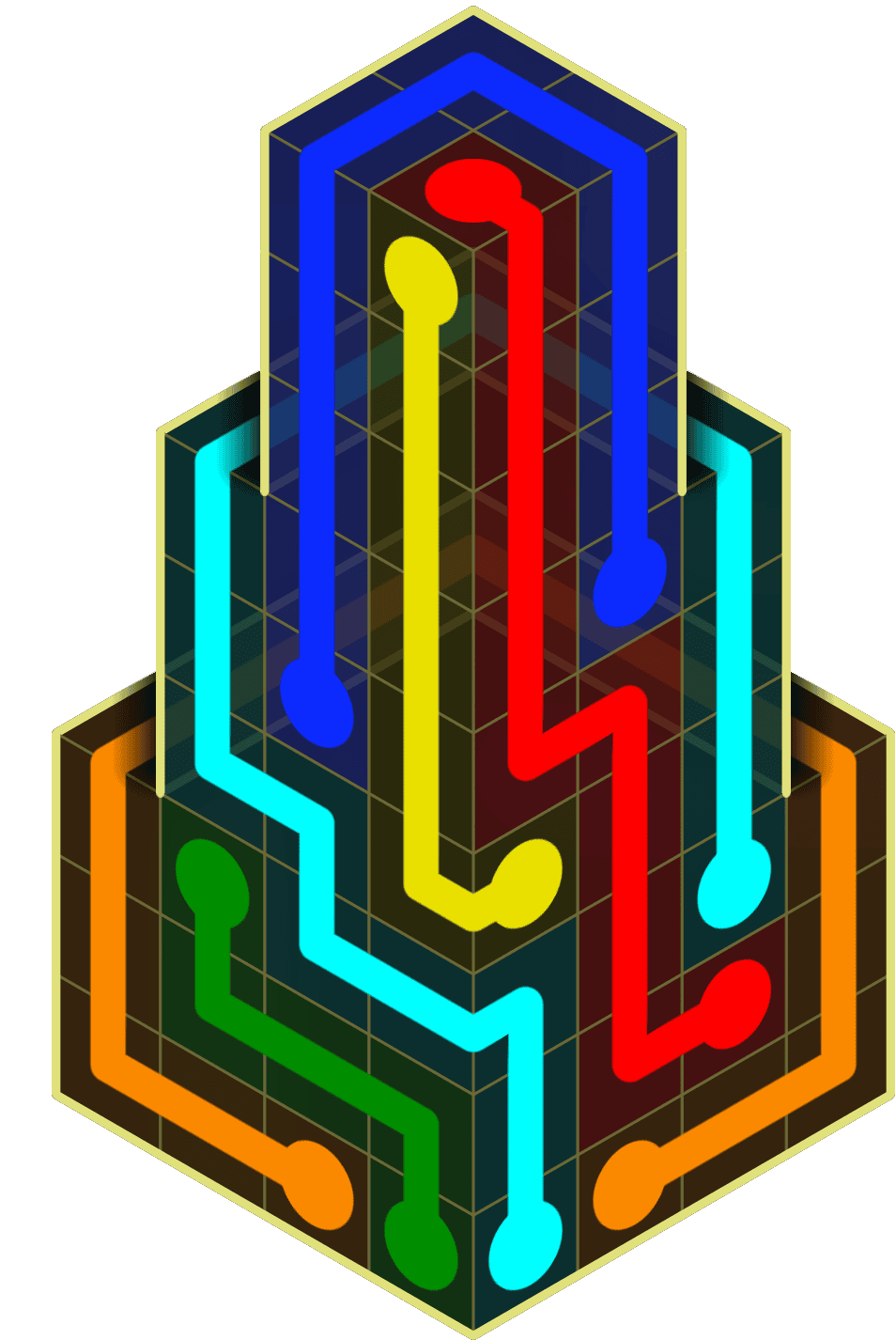 Flow Free Warps 2110 Solution
