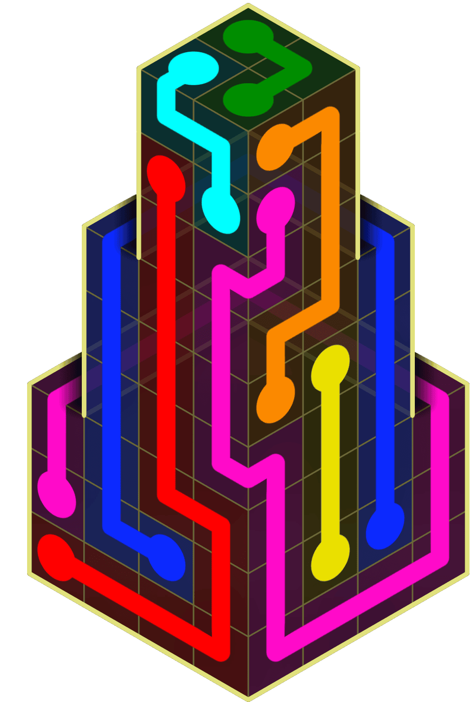 Flow Free Warps 2112 Solution